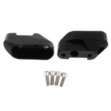 Maxbell Aluminum Handlebar Mount Riser Clamp Kit For BMW R1200RS 2015-2016 Black - Aladdin Shoppers