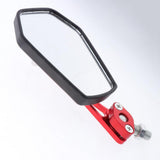Maxbell Aluminum Racing Side Rear View Mirrors for Motorcycle Dirt Bikes ATV Red - Aladdin Shoppers
