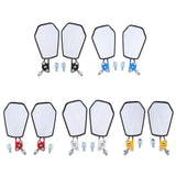 Maxbell Aluminum Racing Side Rear View Mirrors for Motorcycle Dirt Bikes ATV Red - Aladdin Shoppers