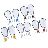 Maxbell Aluminum Racing Side Rear View Mirrors for Motorcycle Dirt Bikes ATV Red - Aladdin Shoppers
