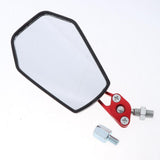 Maxbell Aluminum Racing Side Rear View Mirrors for Motorcycle Dirt Bikes ATV Red - Aladdin Shoppers