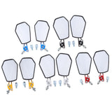 Maxbell Aluminum Racing Side Rear View Mirrors for Motorcycle Dirt Bikes ATV Red - Aladdin Shoppers