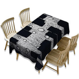 Maxbell American Rectangular Polyester Tablecloth Table Cover Kitchen Bubble 180cm - Aladdin Shoppers