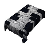 Maxbell American Rectangular Polyester Tablecloth Table Cover Kitchen Bubble 300cm - Aladdin Shoppers