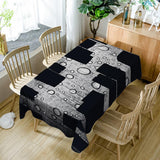 Maxbell American Rectangular Polyester Tablecloth Table Cover Kitchen Bubble 300cm - Aladdin Shoppers