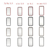 Maxbell Anti-peep Glass Cover For Iphone Mobile Phone Double-Sided Red i7p i8p - Aladdin Shoppers