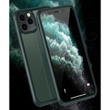 Maxbell Anti Scratch Phone Double Glass Cover for iPhone11 green black iphone11 6.1 - Aladdin Shoppers