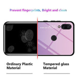 Maxbell Anti-scratches Gradient Glass Phone Case for Xiaomi Redmi Purple-Blue - Aladdin Shoppers