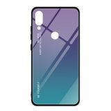 Maxbell Anti-scratches Gradient Glass Phone Case for Xiaomi Redmi Purple-Blue - Aladdin Shoppers