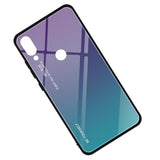 Maxbell Anti-scratches Gradient Glass Phone Case for Xiaomi Redmi Purple-Blue - Aladdin Shoppers