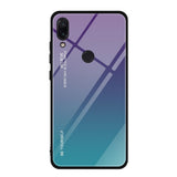 Maxbell Anti-scratches Gradient Glass Phone Case for Xiaomi Redmi Purple-Blue - Aladdin Shoppers