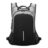 Maxbell Anti theft Laptop Backpack with USB Charging Port School Travel Bag Gray - Aladdin Shoppers