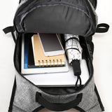 Maxbell Anti theft Laptop Backpack with USB Charging Port School Travel Bag Gray - Aladdin Shoppers