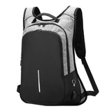 Maxbell Anti theft Laptop Backpack with USB Charging Port School Travel Bag Gray - Aladdin Shoppers