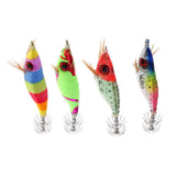 Maxbell Artificial 3D Eye Shrimp Squid Jig Squid Fishing Hook Luminous Shrimp Bait for Sleeve-fish/Squid/Octopus/Cuttlefish - Aladdin Shoppers