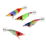 Maxbell Artificial 3D Eye Shrimp Squid Jig Squid Fishing Hook Luminous Shrimp Bait for Sleeve-fish/Squid/Octopus/Cuttlefish - Aladdin Shoppers