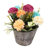 Maxbell Artificial Fake Flower Hydrangea Home/ Wedding Decor Brown Round Multi-color - Aladdin Shoppers