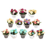 Maxbell Artificial Fake Flower Hydrangea Home/ Wedding Decor White Round Rose Red - Aladdin Shoppers