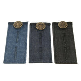 Maxbell Assorted Color, 3pcs Elastic Pants Waist Extender Strong Adjustable Pant Button Extenders - Aladdin Shoppers