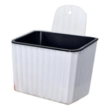 Maxbell Automatic Auction Creative Water Wall-mounted Resin Plastic Flower Pot White - Aladdin Shoppers