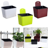 Maxbell Automatic Auction Creative Water Wall-mounted Resin Plastic Flower Pot White - Aladdin Shoppers