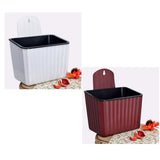 Maxbell Automatic Auction Creative Water Wall-mounted Resin Plastic Flower Pot White - Aladdin Shoppers