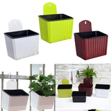 Maxbell Automatic Auction Creative Water Wall-mounted Resin Plastic Flower Pot White - Aladdin Shoppers