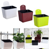 Maxbell Automatic Auction Creative Water Wall-mounted Resin Plastic Flower Pot White - Aladdin Shoppers