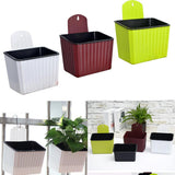 Maxbell Automatic Auction Creative Water Wall-mounted Resin Plastic Flower Pot White - Aladdin Shoppers