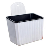 Maxbell Automatic Auction Creative Water Wall-mounted Resin Plastic Flower Pot White - Aladdin Shoppers
