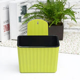 Maxbell Automatic Auction Creative Water Wall-mounted Resin Plastic Flower Pot Yellow-green - Aladdin Shoppers