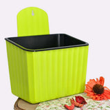 Maxbell Automatic Auction Creative Water Wall-mounted Resin Plastic Flower Pot Yellow-green - Aladdin Shoppers