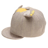 Maxbell Baby Boys Girls Children Infant Hat Peaked Hats Beret Kids Cap Grey - Aladdin Shoppers