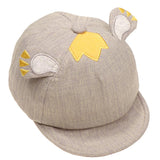 Maxbell Baby Boys Girls Children Infant Hat Peaked Hats Beret Kids Cap Grey - Aladdin Shoppers