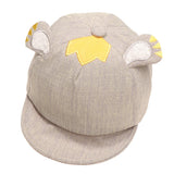 Maxbell Baby Boys Girls Children Infant Hat Peaked Hats Beret Kids Cap Grey - Aladdin Shoppers