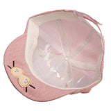 Maxbell Baby Boys Girls Children Infant Hat Peaked Hats Beret Kids Cap Pink - Aladdin Shoppers