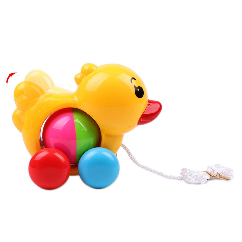 Maxbell Baby Learning Walk Toy, Multi-Colored Duck Vehicle with Sound, Kids Toddlers Developmental Toy - Aladdin Shoppers