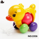 Maxbell Baby Learning Walk Toy, Multi-Colored Duck Vehicle with Sound, Kids Toddlers Developmental Toy - Aladdin Shoppers