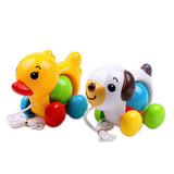 Maxbell Baby Learning Walk Toy, Multi-Colored Duck Vehicle with Sound, Kids Toddlers Developmental Toy - Aladdin Shoppers