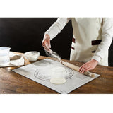 Maxbell Baking Mats Silicone Cake Dough Kneading Rolling Non-Stick Sheet 60x40 Black - Aladdin Shoppers