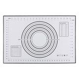 Maxbell Baking Mats Silicone Cake Dough Kneading Rolling Non-Stick Sheet 60x40 Black - Aladdin Shoppers