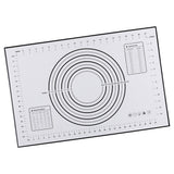 Maxbell Baking Mats Silicone Cake Dough Kneading Rolling Non-Stick Sheet 60x40 Black - Aladdin Shoppers