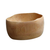 Maxbell Bamboo Bowls Salad Serving Bowl Tableware for Party Snacks Fruit Pasta - Aladdin Shoppers