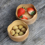 Maxbell Bamboo Bowls Salad Serving Bowl Tableware for Party Snacks Fruit Pasta - Aladdin Shoppers