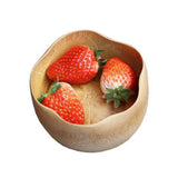 Maxbell Bamboo Bowls Salad Serving Bowl Tableware for Party Snacks Fruit Pasta - Aladdin Shoppers
