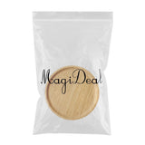 Maxbell Bamboo Fruits Serving Tray Cake Dessert Ice Cream Bread Breakfast Dish L - Aladdin Shoppers