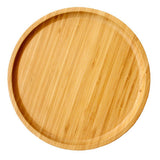 Maxbell Bamboo Fruits Serving Tray Cake Dessert Ice Cream Bread Breakfast Dish L - Aladdin Shoppers