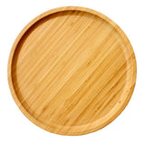 Maxbell Bamboo Fruits Serving Tray Cake Dessert Ice Cream Bread Breakfast Dish L - Aladdin Shoppers