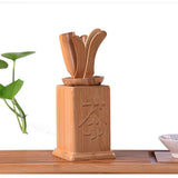 Maxbell Bamboo Tea Set Classic Gongfu Tea Service Tools Small Natural Wood Saucer E - Aladdin Shoppers