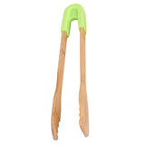 Maxbell Bamboo Toast Tongs Bread Salad Tongs Food Clip Baking Cooking Tongs Green 2 - Aladdin Shoppers